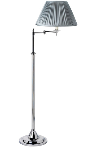 F2-002 - Smartie Major Swing Arm Floor Lamp with Reeded Centre