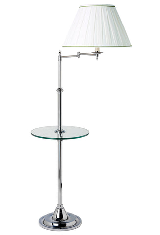 F2-004 - Smartie Major Swing Arm Floor Lamp with Adjustable Glass Table