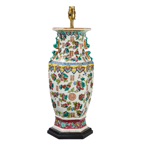 T7-102 - Decorative Chinese Ceramic Lamp
