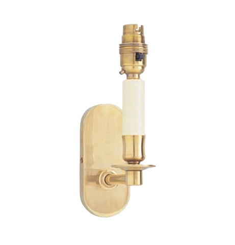 W3-028 - Large Fixed Arm Wall Light with Oval Backplate