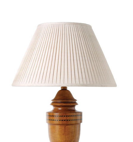 Empire Knife Pleat Silk Lampshade