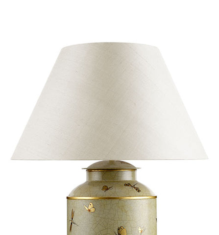 Empire Laminated Silk Lampshade