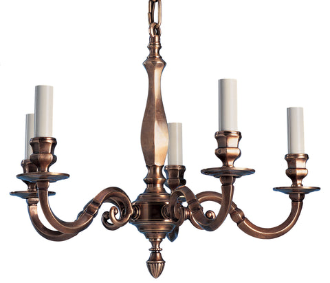 H2-027 - Small 5 Light Jacobean Chandelier