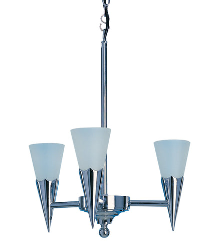 H2-033 - 3 Light Cone Chandelier