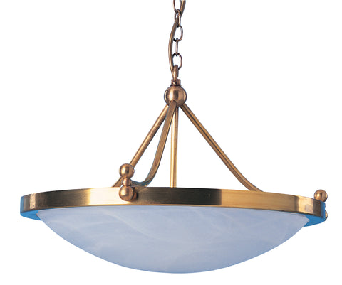 H3-024 - 16" Pendant Bowl with Marbled Glass