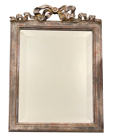 M2-022 - Carved Silver Leaf Mirror