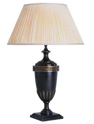 T3-024 - Bronze Urn with Greek Key Detail