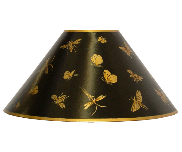 Hand-Painted Coolie Lampshades