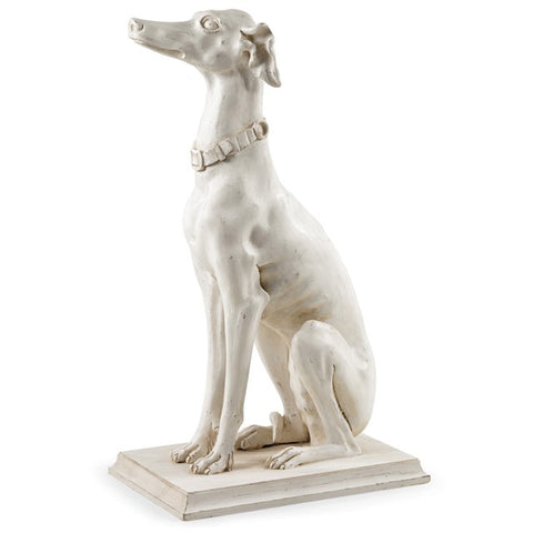 DEC024 - Carved Greyhound Statue