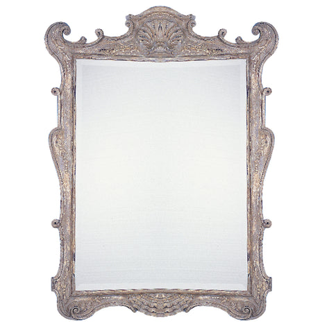 M2-004 - Carved Mirror with Shell Design