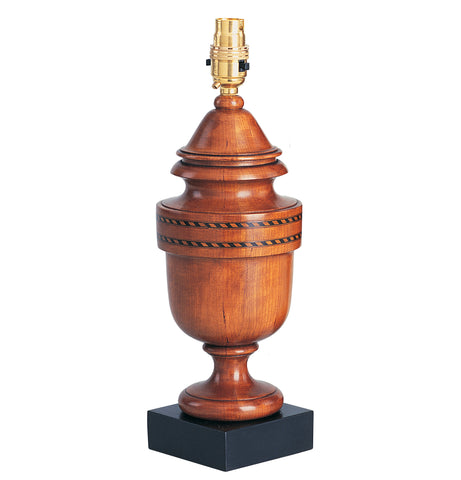 T3-006 - Small Inlaid Urn in Cherrywood