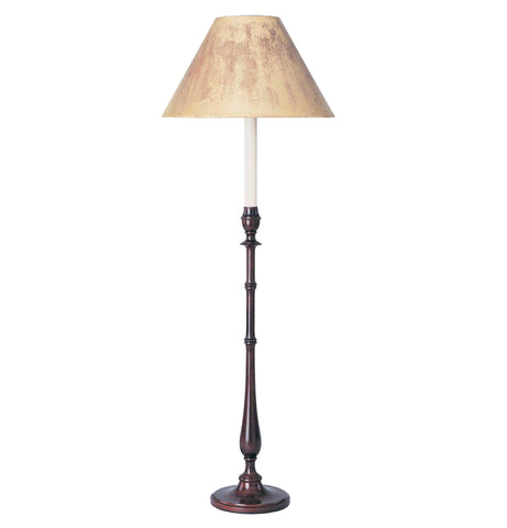 T5-009 - Large Georgian Candlestick Lamp, Mahogany