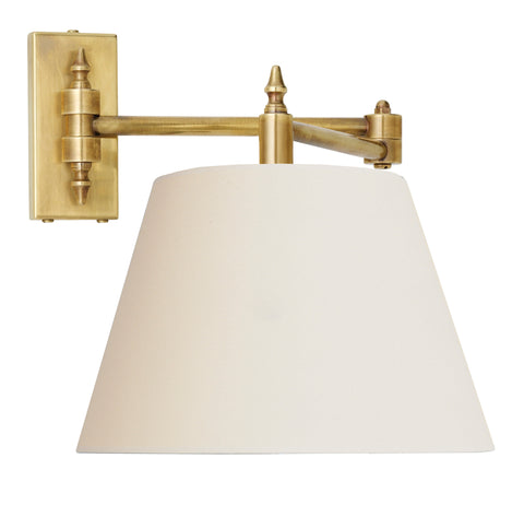 W3-063 - 2-Arm Pendant Denton Wall Light with Medium Backplate