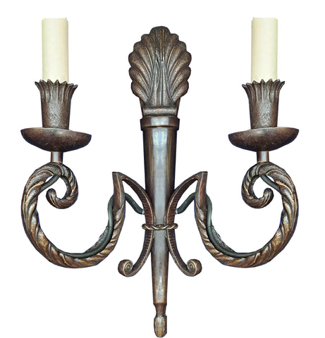 W4-053 - Decorative 2-Arm Wall Light