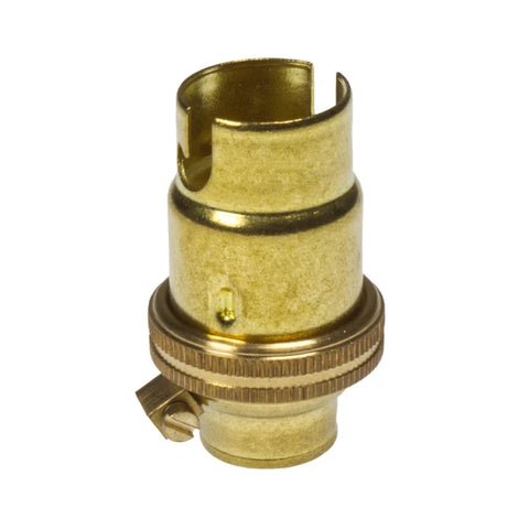 SBC - Small Bayonet Lampholder, (without shade ring)