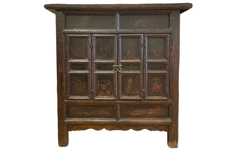 ANT3 - Antique Chinese Cabinet, Dark Wood